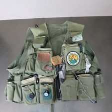 BILL PEAKES PERSONAL FLY FISHING VEST LOADED 100'S OF FLIES