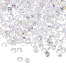 16800 Pcs Wedding Table Scatter Confetti Diamond, 3mm Fake Diamonds Shiny White 