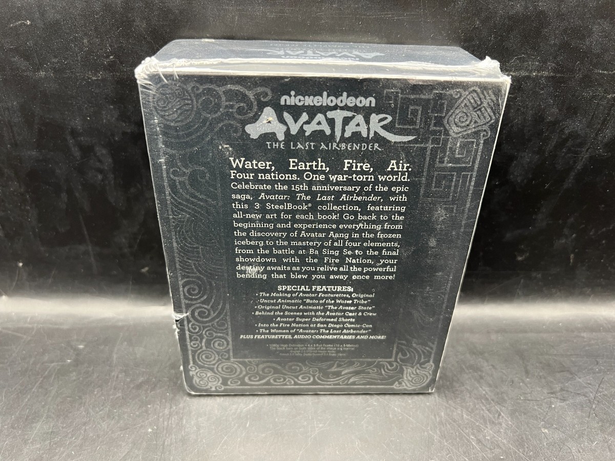 Avatar Last Airbender Complete Series Steelbook Collection Blu-ray