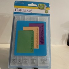 CRICUT CUTTLEBUG ORGANIC FLOURISH EMBOSSING FOLDER