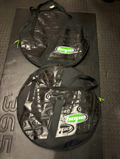 Hope Bike Wheel Bags Large Nylon Black/Green Zip Closure Carry Handle