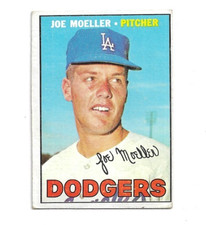 1967 Topps #149 Joe Moeller, Los Angeles Dodgers