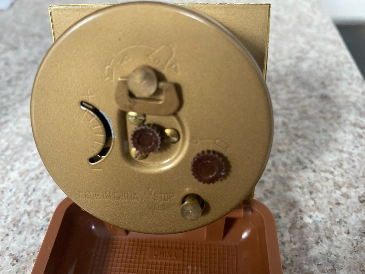 Horloge De Voyage Rétro Réveil Vintage Westclox Années 70