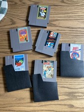 NES Nintendo Game Cartridge Lot Of 6 Authentic Game Cartridges Tested