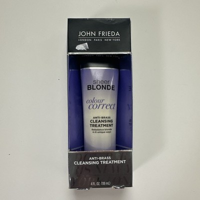 (1) John Frieda Sheer Blonde Colour Correct Anti Brass Treatment 4 fl oz
