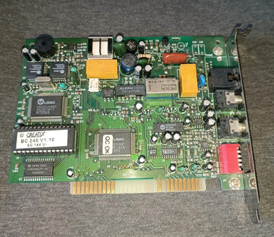 ISA CREATIX Fax Modem Karte SG 144 Ui BC 240 V1.10 PCI Karte