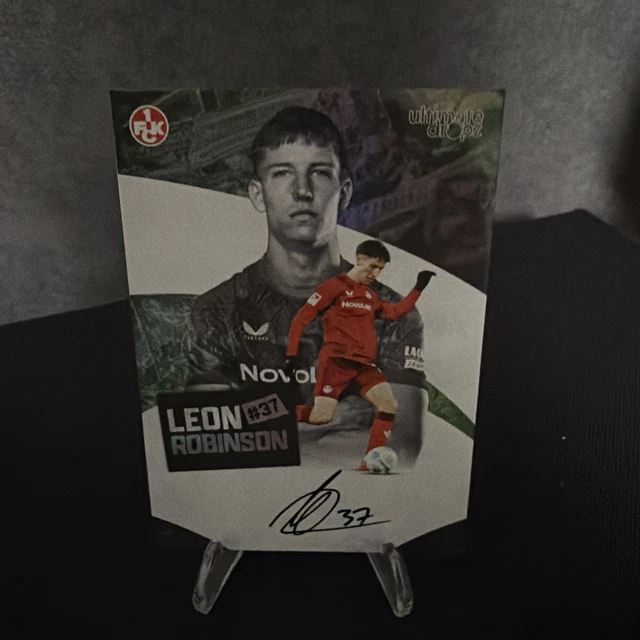Leon Robinson /14 On Card Auto Ultimate Dropz Devils Legacy