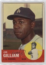 1963 Topps Jim Gilliam #80 0ha3