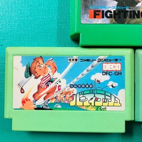 [Set of 3] Famicom FIGHTING GOLF Fighting Golf Golf Club Birdie Rush Golf FC