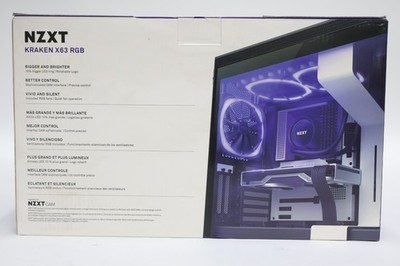 NZXT Kraken X63 RGB 280mm AIO Liquid CPU Cooler | RL-KRX63-01