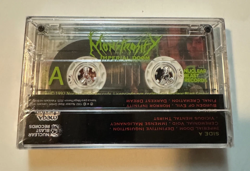 Monstrosity Imperial Doom Death Metal Cassette 2025 Mega Therion - Image 3 of 3