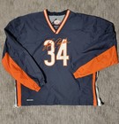 Chicago Bears Walter Payton Embroidered Autograph Windbreaker Large