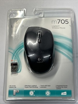 NEW LOGITECH M705 MARATHON WIRELESS MOUSE FAST FREE SHIPPING