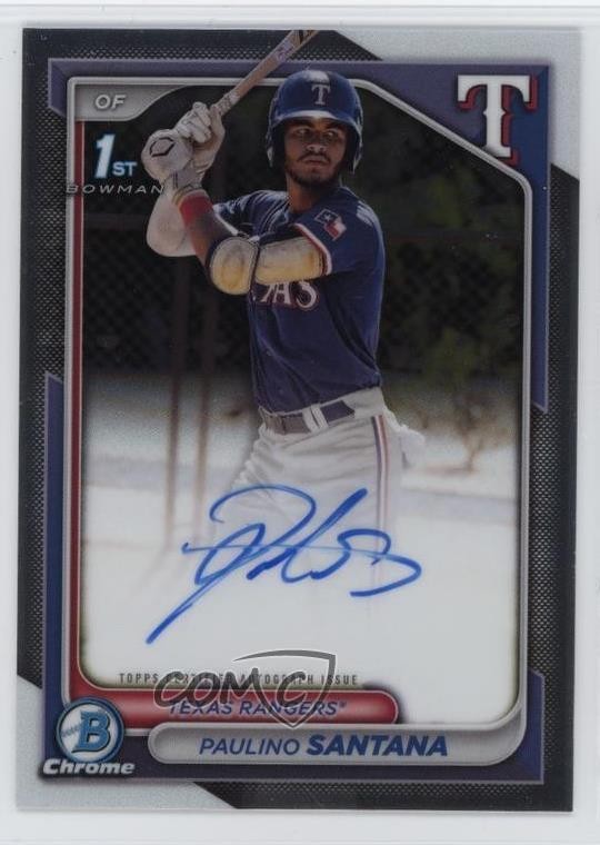 2024 Bowman Chrome Prospect Paulino Santana #CPA-PS Auto