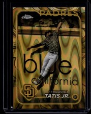 2024 Topps Gilded Collection Baseball Fernando Tatis Jr. #23 Gold Raywave /25