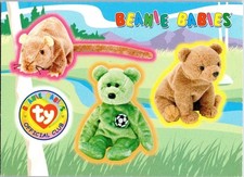 1999 Stickers Series 3 TY Beanie Baby Official Club Trading Card