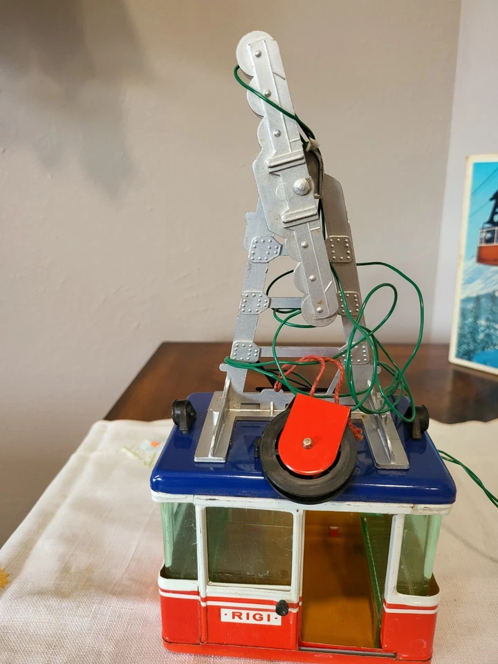 De colección LEHMANN Rigi Cable Teleférico Coche Tranvía Telesquí Estaño Litografía Juguete con Germen Foto 2 de 4