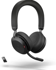 Jabra Evolve2 75 Black Wireless Bluetooth USB...