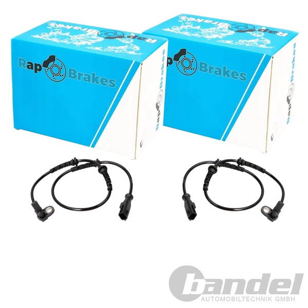 2X RAP ABS-SENSOR Raddrehzahl Vorne Passend FüR Dacia Duster Renault Duster Flue-image