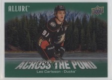 2024-25 Upper Deck Allure Across the Pond Green Leo Carlsson #ATP-2 qv2