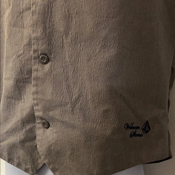 Volcom Stone Corpo Class Grey Pinstripe Vest Men’s Medium Dress Tuxedo - Image 3 of 4