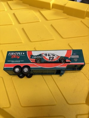 #13 JERRY NADEAU FIRST PLUS RACING TRANSPORTER 1998 RACING CHAMPIONS 1/64
