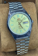 Vintage Orient 3-Star Automatic Watch | Champagne Dial | 21 Jewels