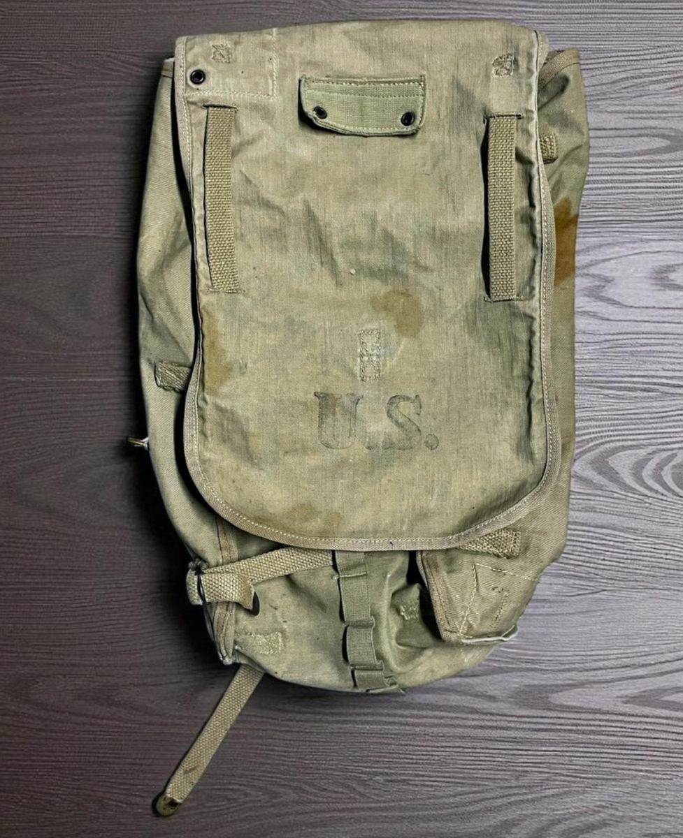 WW2 US M1928 Haversack 1942 Dated Atlas MFG CO. U.S Army military