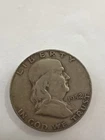 1952 Franklin Half Dollar – 90% Silver – Circulated