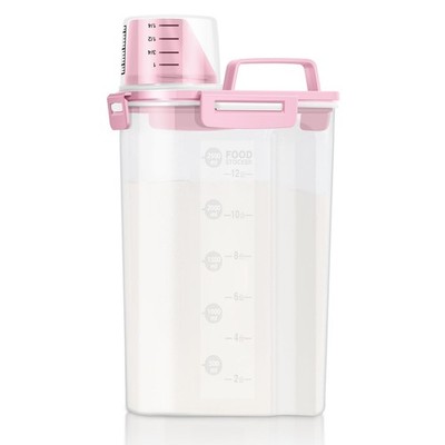Airtight Rice Storage Container, 3 to 5Lbs Cereal Dry Food Flour and Sugar Bi...