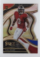 2023 Panini Select Club Level Red & Blue Prizm Die-Cut YaYa Diaby #204 0p92