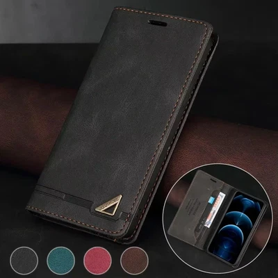 Wallet Leather Case Cover For Samsung Galaxy S25 S24 S23 S22 S21 FE Ultra Plus - Image 1 of 4