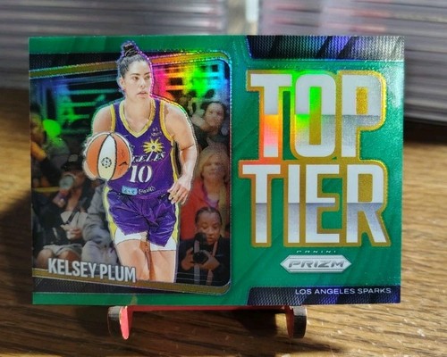 2025 Panini Prizm WNBA Kelsey Plum #15 Green Prizm Top Tier Sparks BB788