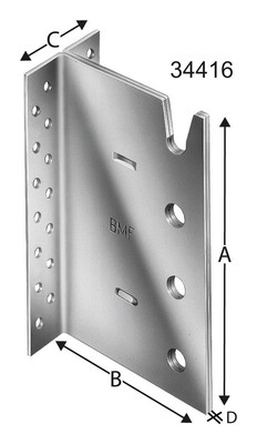Simpson Strong-Tie Balkenträger 4-reihig BT4-160S-B rostfrei - 20 Stück