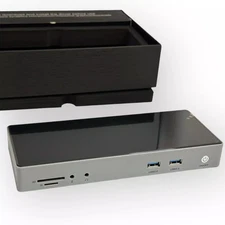 IVIIN THUNDERBOLT 4 DOCKING STATION DUAL MONITOR 4K OR SINGLE 8K@60HZ - SILVER