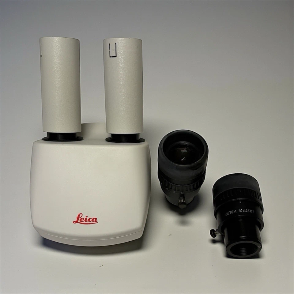 Leica Stereo Mikroskop Binokularkopf + Okulare 10x/21B (Original, guter Zustand) - Bild 2 von 3