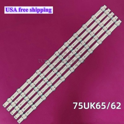 LED Backlight Bars For LG SSC_75UK62&65_11LED_SVL750A25 3PCM00798A 75UK6500PLA