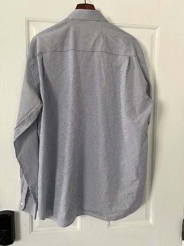 Paul & Shark Yachting blau kariertes Button Down Hemd Herren Größe 44 - 17 1/2 - XL - Bild 4 von 5