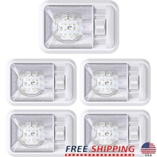 High Quality LED Double Dome Light 3W 300 Lumens RV Trailer Marine Interior New