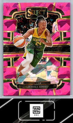 2024 Panini Select WNBA #6 Jewell Loyd Prizms Pink Ice