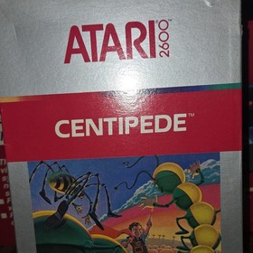 Atari 2600 Console with Game Cartridges Ms. Pac-Man, Kaboom, Centipede