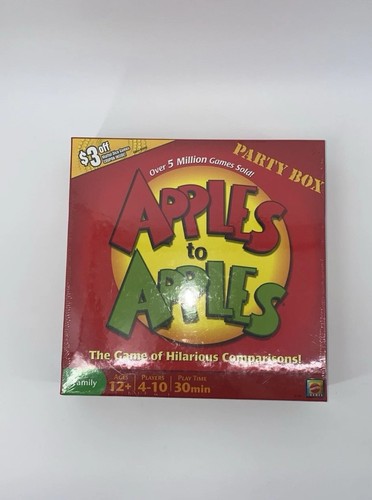 Mattel Boardgame Apples to Apples Party Box Game New Wrapped