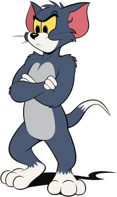 Thomas Cat Anthro Vinyl Car Decal Sticker 7'' Weatherproof