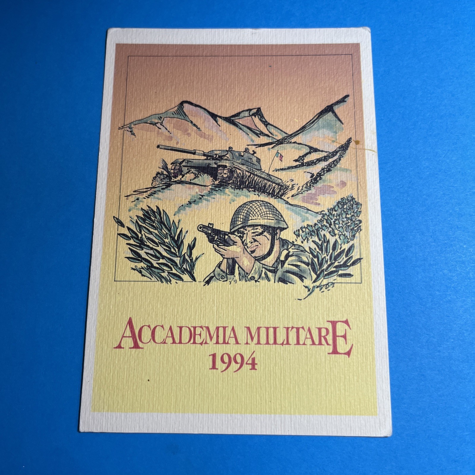 CAMPI D'ARMA 1994 ACCADEMIA MILITARE NON VIAGGIATA POSTCARD CARTOLINA COLLEZIONE