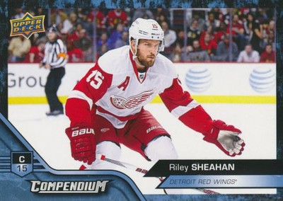 2016-17 Upper Deck Compendium Blue #95 RILEY SHEAHAN - Detroit Red Wings