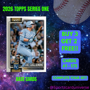 🔥 2026 Topps Series 1 Baseball (#1-175) *Complete Your Set* YOU PICK!🔥UPDATED!