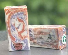 Patchouli & Orange Bar Soap 135g,  Natural, Handmade, Vegan, Palm Oil Free