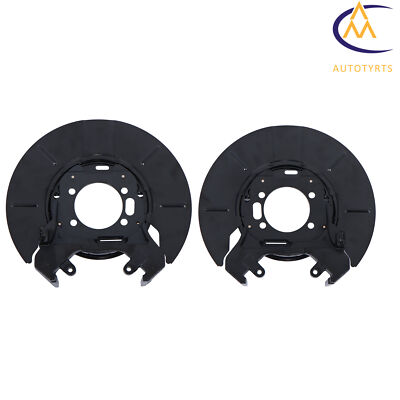 2PCS For 2001-07 Chrysler Voyager Dodge Caravan Brake Dust Shield Plate Rear L&R