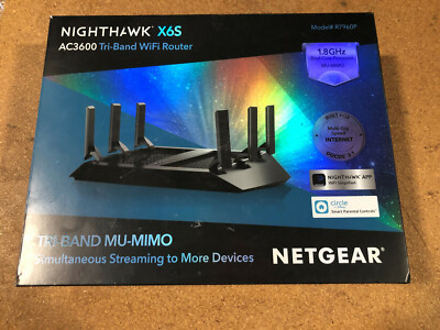 NETGEAR R7960P-100NAS - Nighthawk X6S AC3600 Tri-Band 2 Port WiFi Router