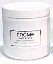 CROME Hair Food Leave In Treatment With Keratin Collagen Vitamin B5 17 oz
